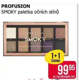Teta PROFUSION SMOKY paletka očních stínů nabídka