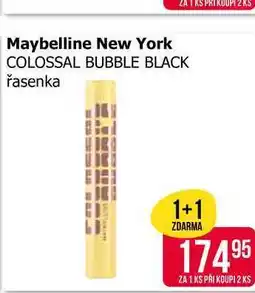 Teta Maybelline New York COLOSSAL BUBBLE BLACK řasenka nabídka