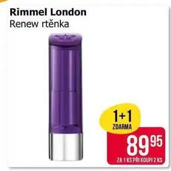 Teta Rimmel London Renew rtěnka nabídka