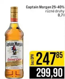 Jip Captain morgan 25-40% nabídka