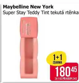 Teta Maybelline New York Super Stay Teddy Tint tekutá rtěnka nabídka