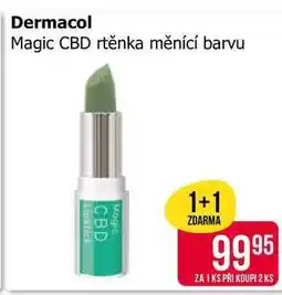 Teta Dermacol Magic CBD rtěnka měnící barvu nabídka