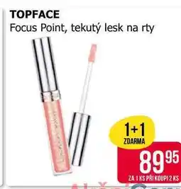 Teta TOPFACE Focus Point, tekutý lesk na rty nabídka