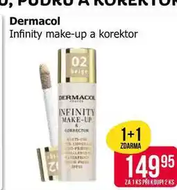 Teta Dermacol Infinity make-up a korektor nabídka