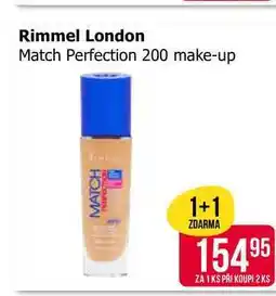 Teta Rimmel London Match Perfection 200 make-up nabídka