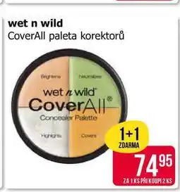 Teta wet n wild CoverAll paleta korektorů nabídka