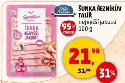 Penny Market ŠUNKA ŘEZNÍKŮV TALÍŘ nejvyšší jakosti, 100 g nabídka