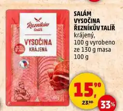 Penny Market SALÁM VYSOČINA ŘEZNÍKŮV TALÍŘ krájený, 100 g nabídka
