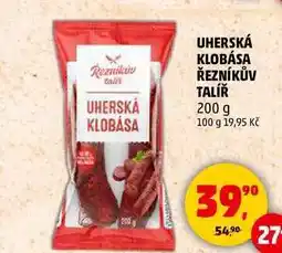 Penny Market UHERSKÁ KLOBÁSA ŘEZNÍKŮV TALÍŘ, 200 g nabídka