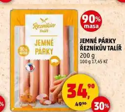 Penny Market JEMNÉ PÁRKY ŘEZNÍKŮV TALÍŘ, 200 g nabídka