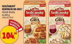 Penny Market SEDLČANSKÝ HERMELÍN NA GRIL různé druhy, 4x 80 g nabídka