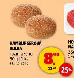 Penny Market HAMBURGEROVÁ BULKA rozmrazeno, 80 g nabídka