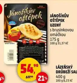 Penny Market JÁNOŠÍKŮV OŠTĚPEK UZENÝ s brusinkovou omáčkou, 175 g nabídka