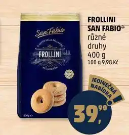 Penny Market FROLLINI SAN FABIO různé druhy, 400 g nabídka