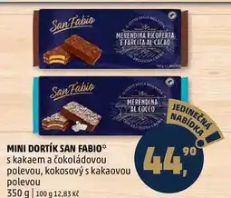 Penny Market MINI DORTÍK SAN FABIO s kakaem a čokoládovou polevou, 350 g nabídka