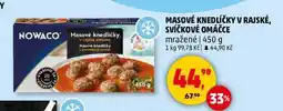 Penny Market MASOVÉ KNEDLÍČKY V RAJSKÉ, SVÍČKOVÉ OMÁČCE mražené, 450 g nabídka