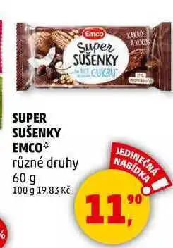 Penny Market Emco super sušenky různé druhy, 60 g nabídka