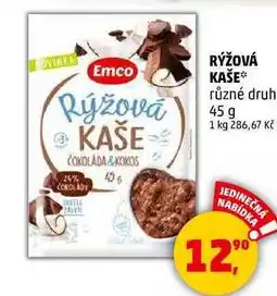 Penny Market RÝŽOVÁ KAŠE různé druhy, 45 g nabídka