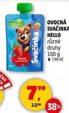 Penny Market OVOCNÁ SVAČINKA HELLO různé druhy, 100 g nabídka