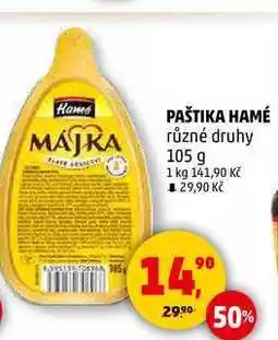 Penny Market PAŠTIKA HAMÉ různé druhy, 105 g nabídka