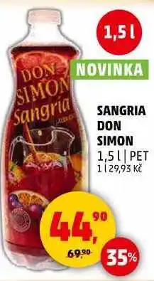 Penny Market SANGRIA DON SIMON, 1,5 l nabídka