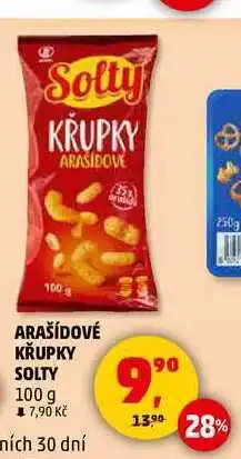 Penny Market ARAŠÍDOVÉ KŘUPKY SOLTY, 100 g nabídka