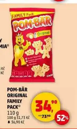 Penny Market POM-BÄR ORIGINAL FAMILY PACK, 110 g nabídka