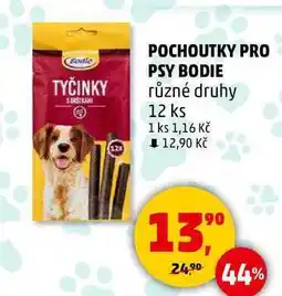 Penny Market POCHOUTKY PRO PSY BODIE různé druhy, 12 ks nabídka
