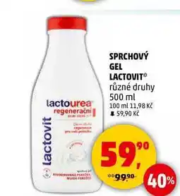 Penny Market SPRCHOVÝ GEL LACTOVIT různé druhy, 500 ml nabídka
