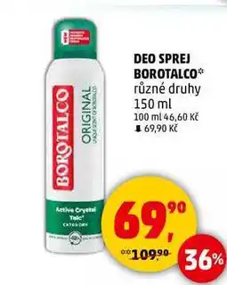 Penny Market BOROTALCO různé druhy 150 ml nabídka