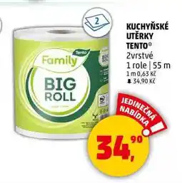 Penny Market KUCHYŇSKÉ UTĚRKY TENTO, 2vrstvé 1 role nabídka
