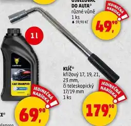 Penny Market KLÍČ křížový 17, 19, 21, 23 mm, či teleskopický 17/19 mm, 1 ks nabídka