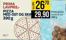 Jip Prima pizza nabídka