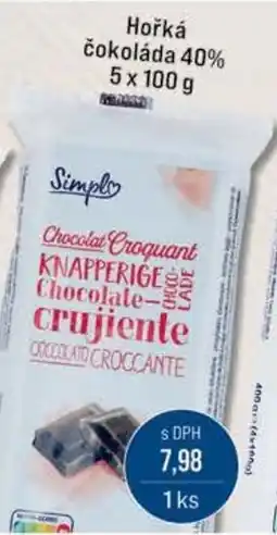 Jip Hořká čokoláda 40% nabídka
