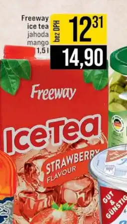 Jip FREEWAY Ice tea nabídka