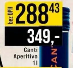 Jip CANTI Aperitivo nabídka