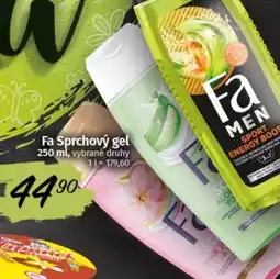 COOP TIP FA Sprchový gel nabídka