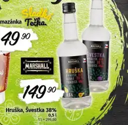 COOP TIP MARSHALL Hruška, švestka 38% nabídka