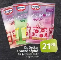 COOP TIP DR. OETKER Ovocné náplně nabídka