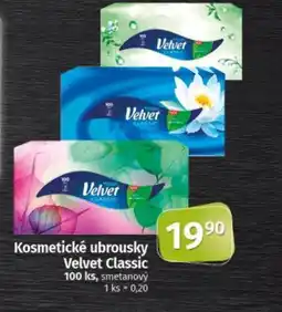 COOP TIP Kosmetické ubrousky velvet classic nabídka