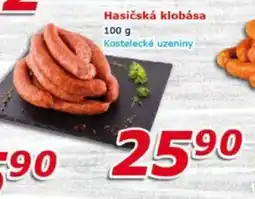 ESO MARKET Hasičská klobása nabídka