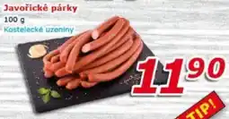 ESO MARKET Javořické párky nabídka