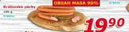 ESO MARKET Královské párky nabídka