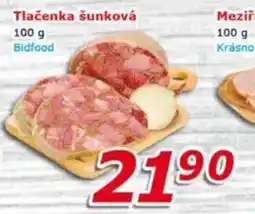 ESO MARKET Tlačenka šunková nabídka