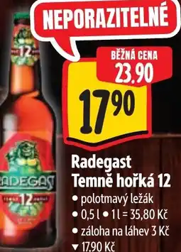 Albert RADEGAST Temně hořká 12 nabídka