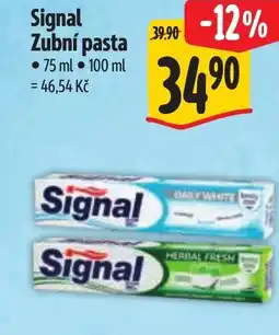 Albert Signal Zubní pasta nabídka
