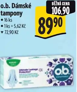 Albert O.B. Dámské tampony nabídka