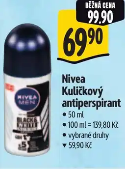 Albert NIVEA Kuličkový antiperspirant nabídka
