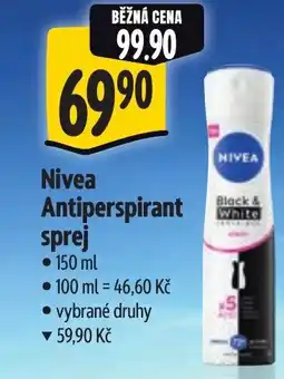 Albert NIVEA Antiperspirant sprej nabídka
