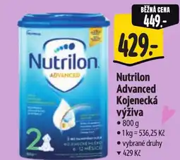 Albert NUTRILON Advanced Kojenecká výživa nabídka